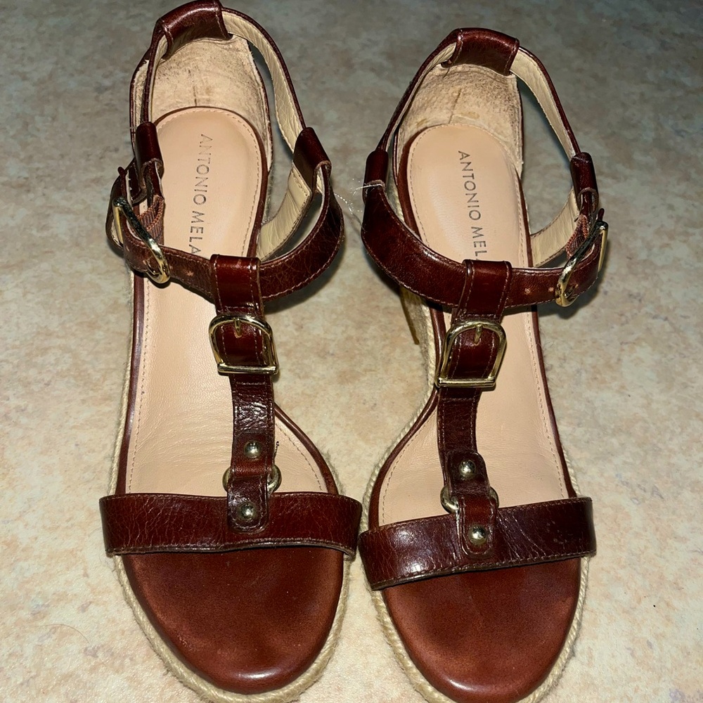 Antonio Milani Wedges - Size 7